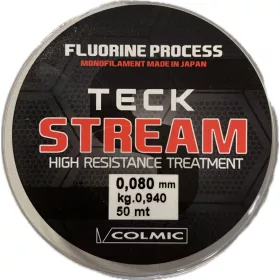 Colmic Teck Stream 50m 0,080mm Fir Monofil de Forfac