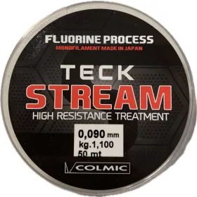 Colmic Teck Stream 50m 0,090mm Fir Monofil de Forfac