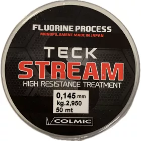 Colmic Teck Stream 50m 0,145mm Monofil Forfac