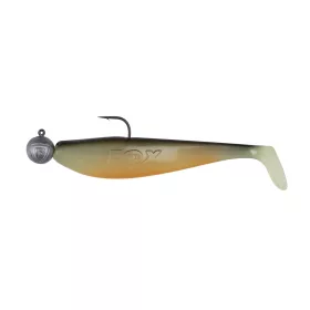   Fox Rage Bulk Loaded Zander Pro Shads UV Hot Olive 10cm 4/0 10gr Momeală de Plastic