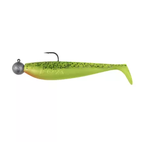   Fox Rage Bulk Loaded Zander Pro Shads UV Lemon Tiger 12cm 4/0 50gr Momeală de Plastic