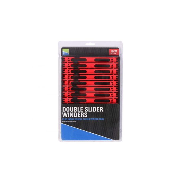 Preston Double Slider Winders In A Tray Scară 18cm