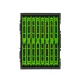 Preston Interlok Winder Tray Green Set Scară de Monturi cu Modul Verde 26cm