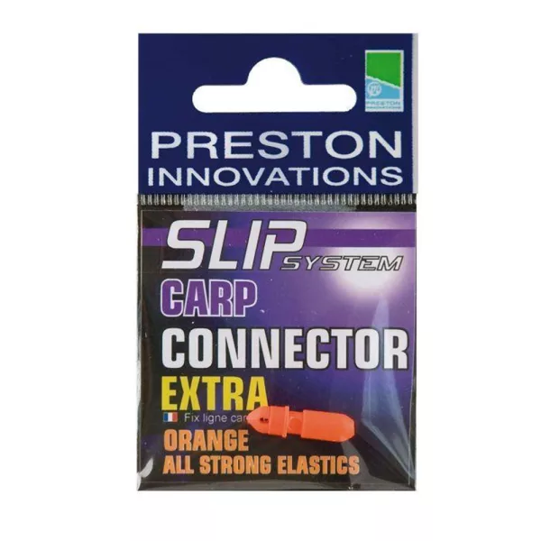 Preston Slip Carp Connector Extra Albastru Fluo Agrafă rapidă