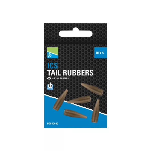 Preston ICS Tail Rubbers 30mm Manșoane de cauciuc 5buc