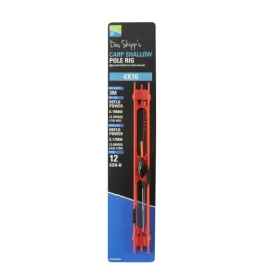   Preston 4x10 Carp Shallow Pole Rig Echipament gata făcut pentru rubeziană