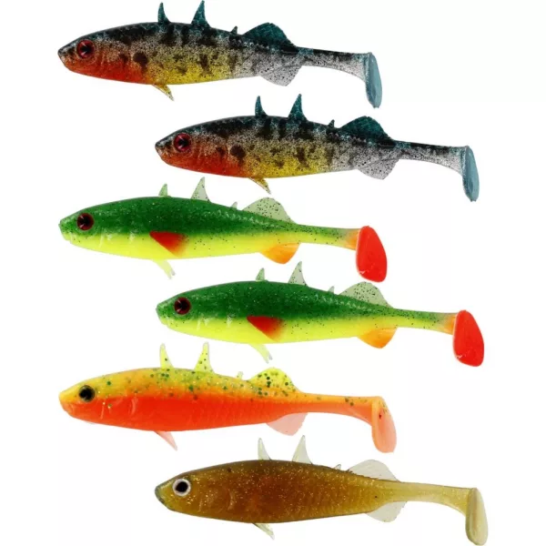 Westin Stanley the Stickleback Shadtail 7,5cm 4g Dark Water Mix Nalucă de plastic