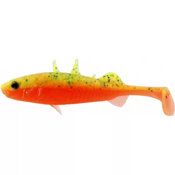 WESTIN Stanley the Stickleback Shadtail 7,5cm 4g Green Tomato 6buc Naluci de plastic