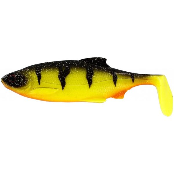 WESTIN Ricky the Roach Shadtail 18cm 85g Fire Perch 1 buc. Momeală artificială din plastic