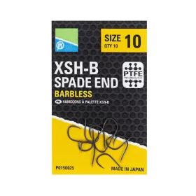 Preston XSHB Hooks Size 16 Spade End Cârlig pentru platică