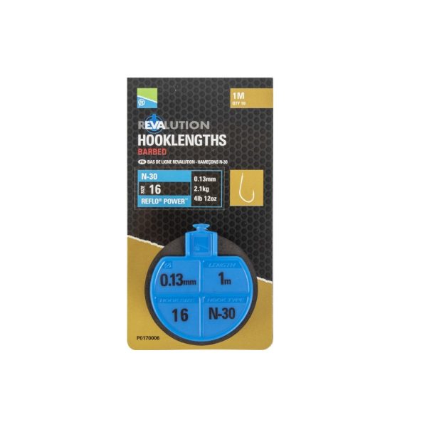 <strong>Preston</strong> Revalution Hooklengths N30 Mărimea 14