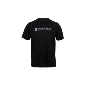 Tricou Polo Preston ușor, negru, cu mânecă Raglan 3XL
