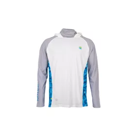  Preston Performance Hooded Sun Shirt UPF-40 Tricou cu mânecă lungă L