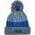 Preston Colour Block Bobble Hat Căciulă cu Ciucure