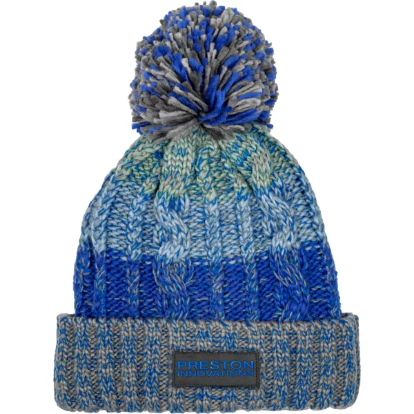 Preston Colour Block Bobble Hat Căciulă cu Ciucure
