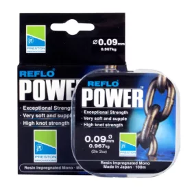 Preston Reflo Power 100m 0,13mm Fir pentru forfac
