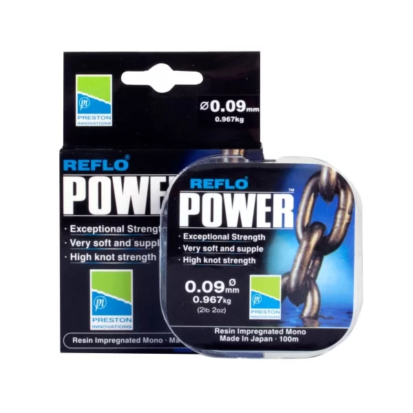 Preston Reflo Power 100m 0,13mm Fir pentru forfac