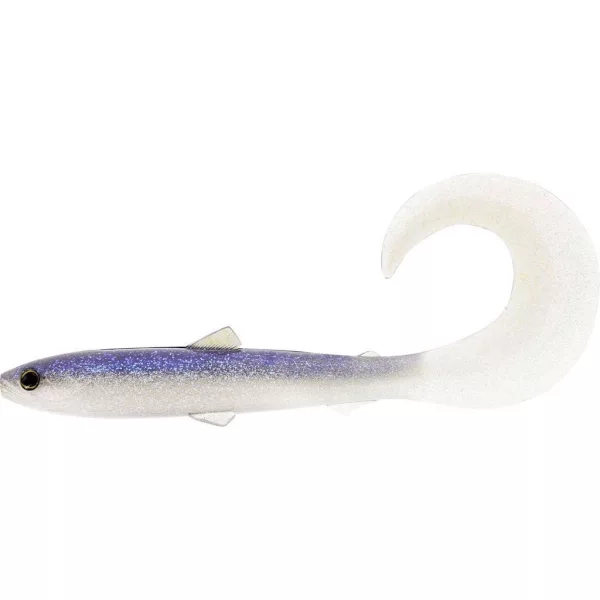 WESTIN BullTeez Curltail 10cm 6g Albastru Strălucitor Cutie cu 60 buc. Nălucă de plastic