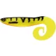 WESTIN CurlTeez Curltail 7cm 3,5g Fire Perch 3 buc. Momeală artificială din plastic