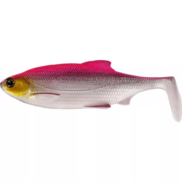 WESTIN Ricky the Roach Shadtail 18cm 85g Pink Headlight Cutie cu 9buc Nălucă artificială din plastic