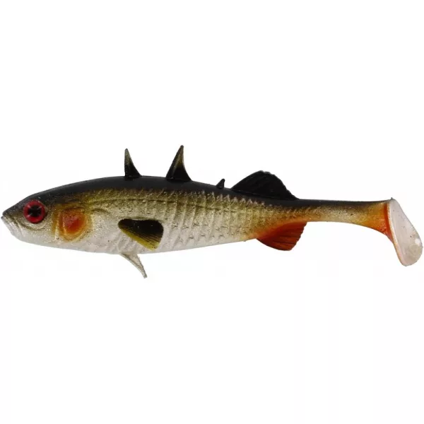 WESTIN Stanley the Stickleback Shadtail 5,5cm 1,5g Lively Roach Box w. Nălucă de plastic