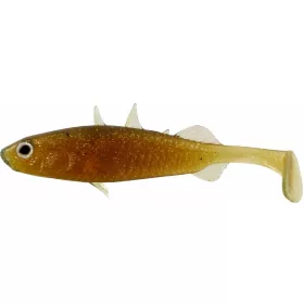   WESTIN Stanley the Stickleback Shadtail 9cm 7g Motoroil Gold Box w. Momeală artificială din plastic