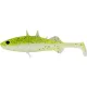 WESTIN Stanley the Stickleback Shadtail 9cm 7g Sparkling Chartreuse Box w. Momeală artificială din plastic
