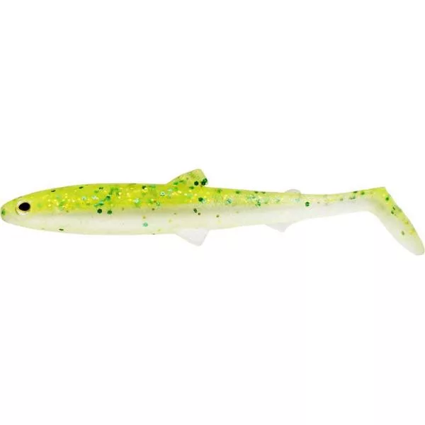 WESTIN BullTeez Shadtail 12,5cm 16g Sparkling Chartreuse 2 buc Nalucă din plastic