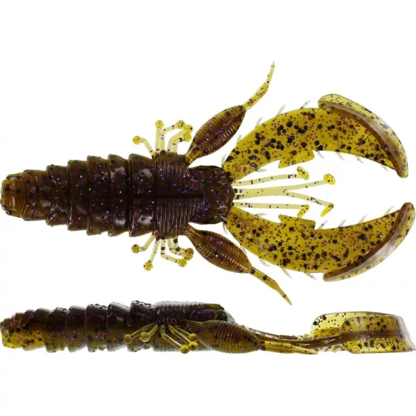 WESTIN CreCraw Creaturebait 6,5cm 4g Green Pumpkin Purple 6 buc. Nalucă din plastic