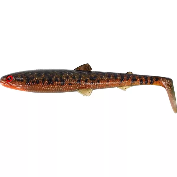 WESTIN BullTeez Shadtail 24cm 107g Motoroil Burbot 1 buc Naluci artificiale din plastic