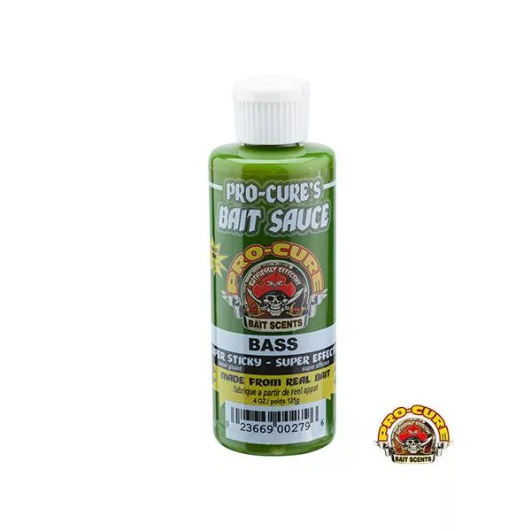 Pro Cure Bass Bait Sauce Aromă Momeală Artificială 125gr