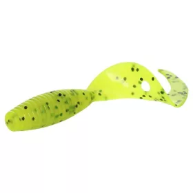   Mikado Twister 64mm Chartreuse Pepper Naluci din Cauciuc 6buc