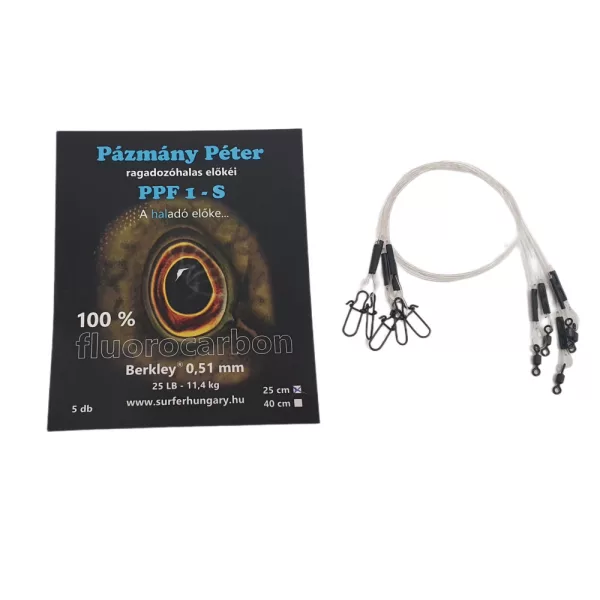 Pázmány Péter Berkley 100% Fluorocarbon Forfac pentru spinning 0,51mm 25cm