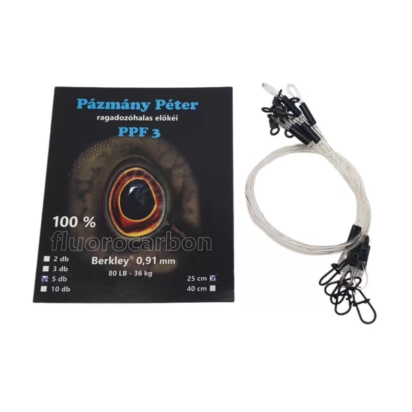 Pázmány Péter Berkley 100% Fluorocarbon Forfac Spinning 0,91mm 25cm