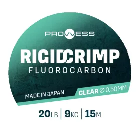   Prowess Rigid Crimp Fluorocarbon 0,50mm 15m Fir de forfac Fluorocarbon