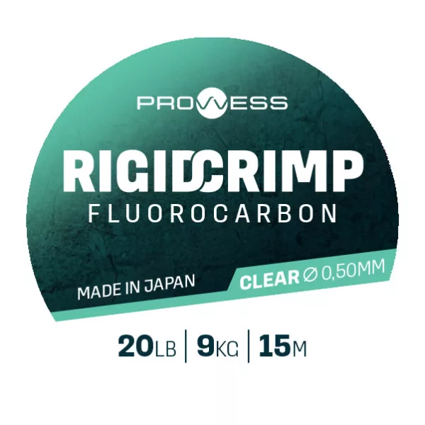 Prowess Rigid Crimp Fluorocarbon 0,50mm 15m Fir de forfac Fluorocarbon