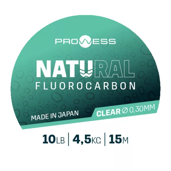 Prowess Natural Fluorocarbon 0,30mm 15m Fir de forfac Fluorocarbon
