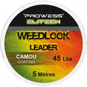 Prowess Weedlook Leader Line 45lb 5m Camou Fir lider