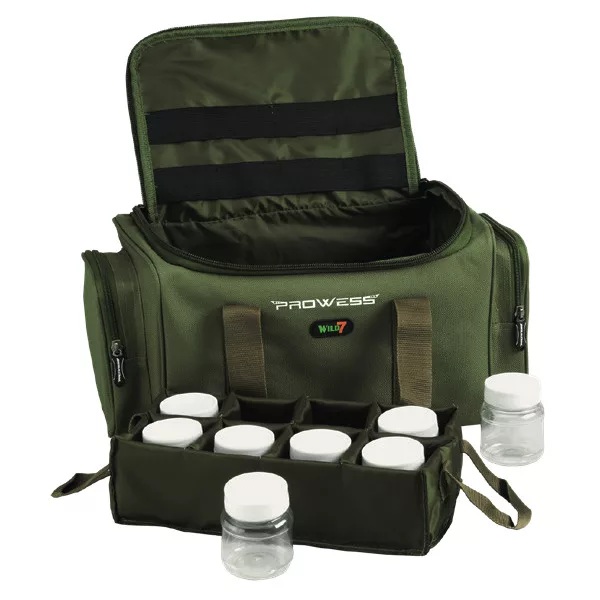 Prowess Wild7 Geantă pentru momeală / Geantă pentru boilies + Cutie pentru momeală