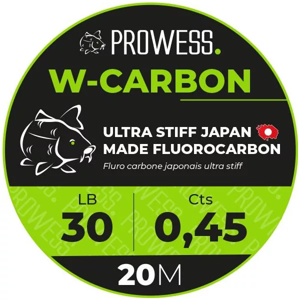 Fir de forfac Prowess W-Carbon 20m 0,30mm pentru pescuit la crap