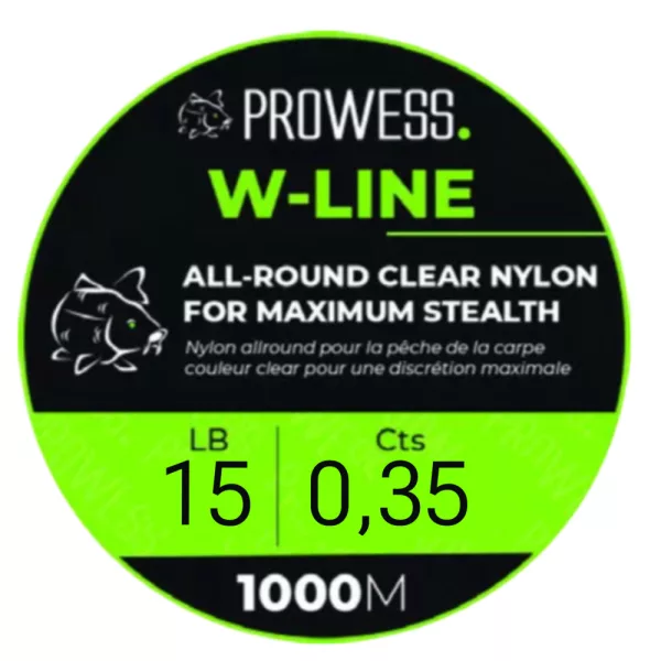 Prowess W-LINE 0,35mm Fir principal pentru crap / Fir