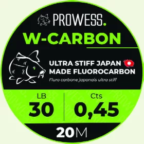   Prowess W-CARBON 0,30mm Fir Fluorocarbon / Fir de înaintare pentru crap (Boilies)