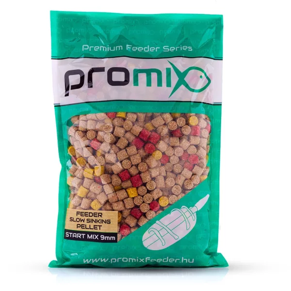 Promix Feeder Slow Sinking Start Mix 9mm Pellet 800gr