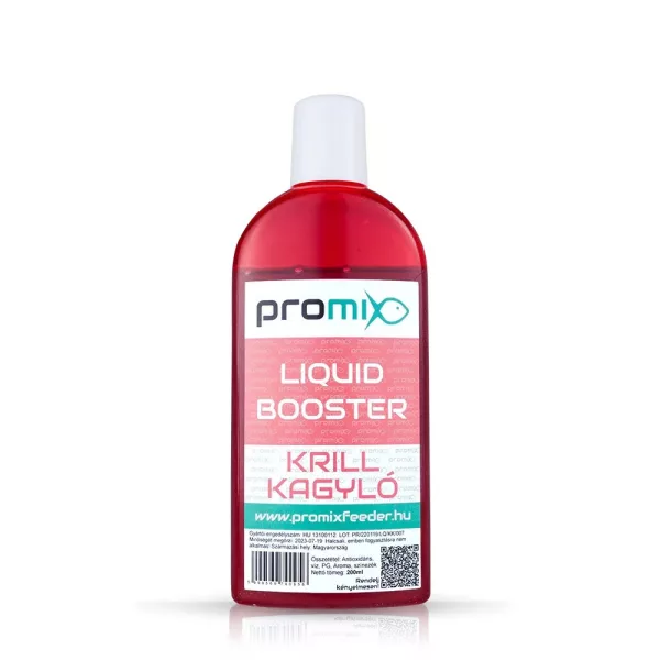 Promix Liquid Booster Krill-Kagyló Folyékony Aroma 200ml
