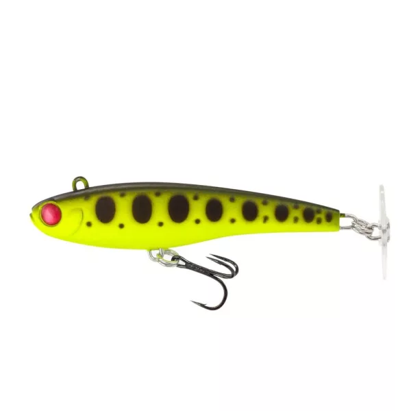 FIIISH PowerTail 64mm 12gr Flash Mat - UV - Rapid Tailspin