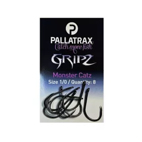   Pallatrax Gripz Monster Catz 1/0 cu Ochi, Cârlig Fără Barbetă