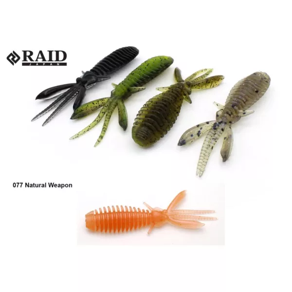 Raid Egubug 6,3cm 077 Natural Weapon Naluca Plastic 8buc