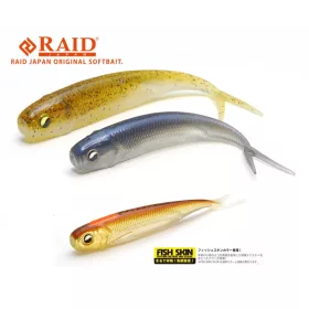   Raid Fish Roller Fish Skin 8,9cm 081 Stain Wakasagi Nalucă moale 7buc