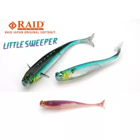   Raid Little Sweeper 7,6cm 048 Pearl Wakasagi Momeală de cauciuc 7buc