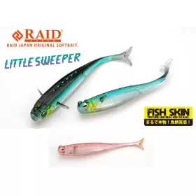   Raid Little Sweeper Fish Skin 7,6cm 080 Clear Wakasagi Gumihal 7db